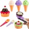Liberty Imports Sweet Treats Ice Cream Parlor Fast Food Play Set Toy for Kids