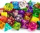 Wiz Dice Series II 100+ Pack of Random Polyhedral Dice - 15 Guaranteed Sets of Random Colors - Tabletop Roleplaying Fantasy RPG Gaming Novelty Accessories