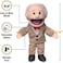 Silly Puppets 14" Pops, Peach Grandfather, Hand