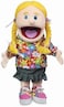 Silly Puppets 14" Cindy, Peach Girl, Hand