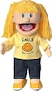 Silly Puppets 14" Smile Jesus Loves You, Peach Girl, Christian Ministry Hand