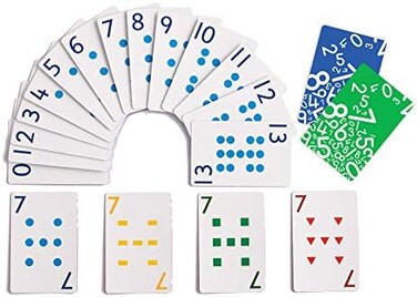 edxeducation EDX School Friendly Playing Cards, Multi-Colour