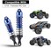 Hobbypark RC Shocks for 1/10 Traxxas Slash 2WD 4x4 Hoss Rustler Stampede Bandit VXL Nitro Shock Absorber Damper Set Upgrades Parts Replace of 5862 (Blue)