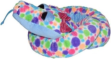 WILD REPUBLIC Snake Plush, Snake Stuffed Animal, Plush Toy, Pet Snake, Polka Dots, 54