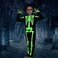 Besutolife Halloween Skeleton Costumes kids Glow in The Dark Skeleton Costumes with Gloves for Girls Boys 3-12T
