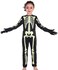 Besutolife Halloween Skeleton Costumes kids Glow in The Dark Skeleton Costumes with Gloves for Girls Boys 3-12T