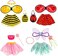 Fedio Dress up Clothes for Little Girls - Kids Dress up &amp; Pretend Play Princess Dress up Trunk Costume for Girls 3-6 Years