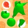 Qshine Adult Inflatable Full Body Jumpsuit Cosplay Costume Halloween Funny Fancy Dress Blow Up Party Toy