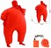 Qshine Adult Inflatable Full Body Jumpsuit Cosplay Costume Halloween Funny Fancy Dress Blow Up Party Toy