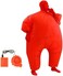 Qshine Adult Inflatable Full Body Jumpsuit Cosplay Costume Halloween Funny Fancy Dress Blow Up Party Toy