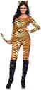 Leg Avenue Women's 2 Piece Wild Tigress Catsuit Costume