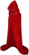 VGLOOK Unisex Adults Hooded Cloak Velvet Cape for Halloween Cosplay Costumes