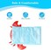 HeySplash Inflatable Arm Bands for Kids, Floatation Sleeves Floats Tube Water Wings Swimming Arm Floats Cute, Crabby Blue