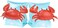HeySplash Inflatable Arm Bands for Kids, Floatation Sleeves Floats Tube Water Wings Swimming Arm Floats Cute, Crabby Blue
