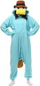 Wishliker Adult Onesie Animal Pajamas Halloween Cosplay Costumes Party Wear Blue