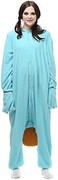 Wishliker Adult Onesie Animal Pajamas Halloween Cosplay Costumes Party Wear Blue