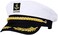 BESTOYARD Captain Hat Cap Costume Navy Marine Admiral Hat for Costume Accessory