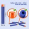 AMOSTING Refill Darts 100PCS Bullets Ammo Pack for Nerf N-Strike Elite Series - Blue