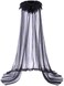 Fortunehouse Evil Queen Cosplay Maleficent Cloak Cape Gothic Steampunk Feather Collar Cloak Feather Witch Cape Halloween Costume (One Size) Black