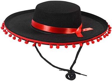 Funny Party Hats Spanish Costume Hat Bull Fighting Matador Dress Up