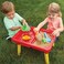 Kidoozie Toddler Sensory Kids Table with Lid   Sensory Bin     Mega Block Compatible Lid   Indoor Outdoor Use, Red, G02521 17 x 12.5 x 11 inches