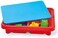 Kidoozie Toddler Sensory Kids Table with Lid   Sensory Bin     Mega Block Compatible Lid   Indoor Outdoor Use, Red, G02521 17 x 12.5 x 11 inches