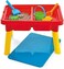 Kidoozie Toddler Sensory Kids Table with Lid   Sensory Bin     Mega Block Compatible Lid   Indoor Outdoor Use, Red, G02521 17 x 12.5 x 11 inches