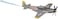 Daron Sky Fighter Flying Toy on a String, Grey