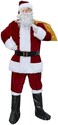 Fanme Santa Claus Suit Christmas Flannel Velvet Plush Adult Classic Costume for Men