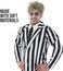 Fun Shack Adult Halloween Costume Men, Black and White Striped Suit, 80s Halloween Costumes For Men, Halloween Movie Costumes X-Large