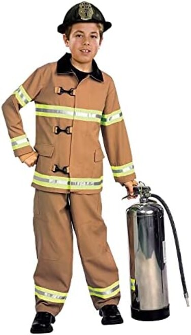 Rubie's Young Heroes Child's Fire Fighter Costume, Medium