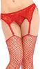 Leg Avenue Women's 2-Piece Lace Garter Belt Set with Matchin