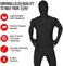 Morphsuits Adults M-Suit Black Second Skin Halloween Fancy Dress Costume - size Large - 5'3-5'9 (159cm-175cm)