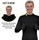 Morphsuits Adults M-Suit Black Second Skin Halloween Fancy Dress Costume - size Large - 5'3-5'9 (159cm-175cm)