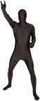 Morphsuits Adults M-Suit Black Second Skin Halloween Fancy Dress Costume - size Large - 5'3-5'9 (159cm-175cm)
