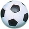 Fat Cat Foosball/Soccer Game Table Soccer Balls: 36 mm Regulation Size Foosballs, Black/White, 4 Pack