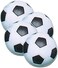 Fat Cat Foosball/Soccer Game Table Soccer Balls: 36 mm Regulation Size Foosballs, Black/White, 4 Pack