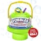 Little Kids Fubbles No-Spill Big Bubble Bucket in Green for Multi-Child Play, Made in the USA