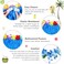 Fighting to Achieve 30cm 6pcs/ Set Hawaiian Grass Skirt Performance Costume for Girls