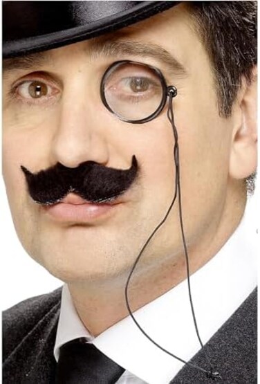 
		 Smiffys Format: Apparel Smiffys Tales of Old England Monocle on Cord - Black