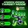 USA Toyz Astroshot Zero GX Glow in The Dark Shooting Games for Kids - Nerf Compatible Floating Ball Targets for Shooting with 1 Foam Blaster Toy Gun, 10 Floating Ball Targets, and 5 Flip Targets