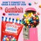 American Gumball Company Lucky Princess in Gumball Machine (Pink)