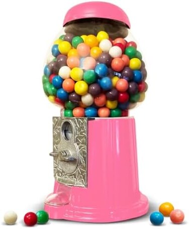 American Gumball Company Lucky Princess in Gumball Machine (Pink)