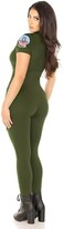 Leg Avenue Women Sexy Top Gun Flight Catsuit Costume Adult Sized Costumes (pack of 1)