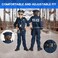 Dress Up America Deluxe Police Dress Up Costume Set - Includes Shirt, Pants, Hat, Belt, Whistle, Gun Holster