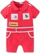 stylesilove Baby Boy Short Sleeves Chic Car Racer Cotton Romper Halloween Baby Boy Clothes