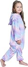 Riverchan Kids Unicorn Onesie Animal Pajamas Halloween Cosplay Costume Sleepwear Gift for Girls and Boys