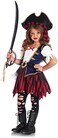 Leg Avenue Girl's Caribbean Pirate Costume, Multi, S
