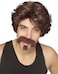 Rubie's mens Big John Wig, Moustache, and Goatee Party Supplies, Multicolor, One Size US,