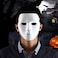 Nicky Bigs Novelties Adult Accessory Blank Male Costume Mask, White, One Size